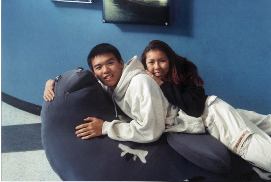 Jeff and Katrina and the seal
